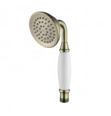 Лейка душевая круглая 1-функц. D73 мм, бронза. LEMARK