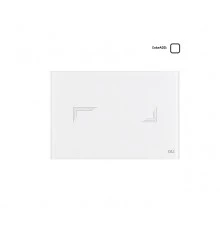 879065 Панель слива TRIBE, двойной слив, белая, OLI