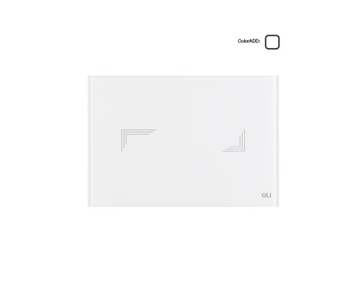 879065 Панель слива TRIBE, двойной слив, белая, OLI