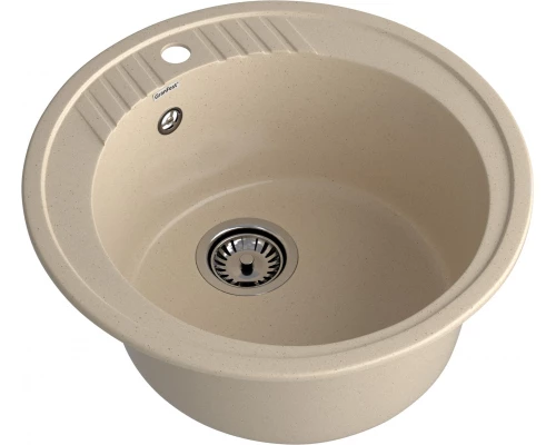 GRANFEST Мойка композит RONDO GF-R--520   D=520 мм, кашемир