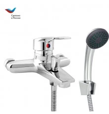 ПРОРАБ Смеситель для ванны с коротким литым изливом, одноручный, СЛАВЕН, Ц30