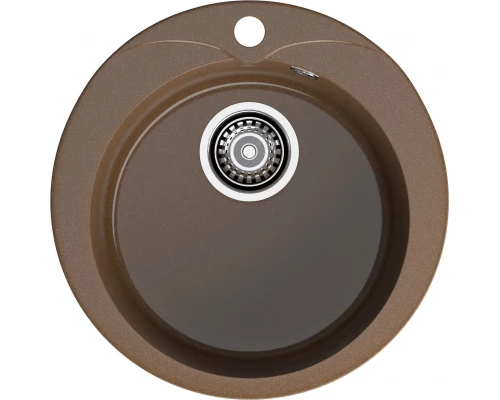 GRANFEST Мойка композит RONDO GF-R--480  D=480 мм  терракот  арт.GF-