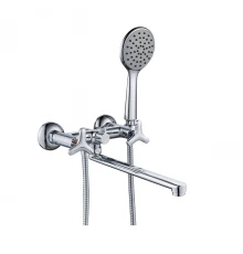 Plus_Spirit Смеситель для ванны, плоск.пов.излив 300мм, р/ДВ, хром, LM, LM1951C