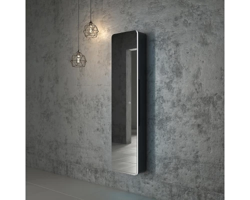 Зеркало-шкаф Eltoro black LED 360х1560
