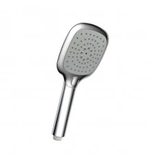 Лейка душевая квадратная 3-функциональная 110х253 мм, хром, блистер, LM, LM1014C