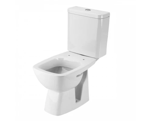 НЕО ЛАЙТ Унитаз-компакт, косой выпуск, 2-х режимная арматура, сиденье тонкое дюропласт Soft-close, C