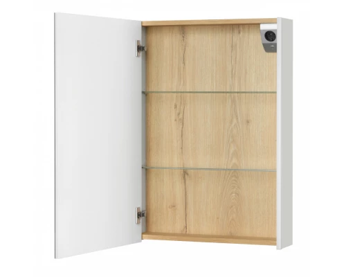 UP Зеркальный шкаф 60, левый, белый глянец, ROCA