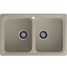 GRANFEST Мойка композит STANDART GF-S--780K  2 чаши 780*510 мм  топаз арт.GF-