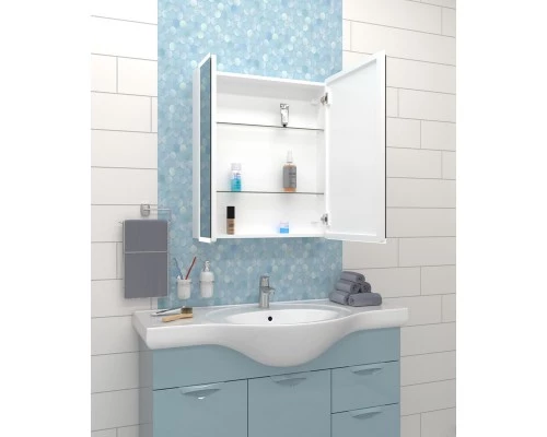 Зеркало-шкаф Reflex LED 700х800 с датчиком движения