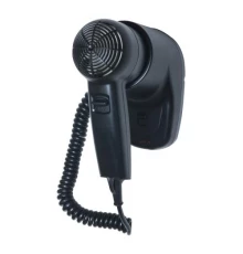 Фен HOTELline настенный чёрный 1200 W, 02055.N, шт