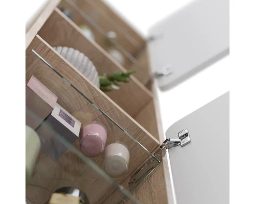 Пенал Lemark OLIVIA 35 см подвесной/напольный, 2-х дверный, открывание лев/прав, цвет корпуса: Дуб к