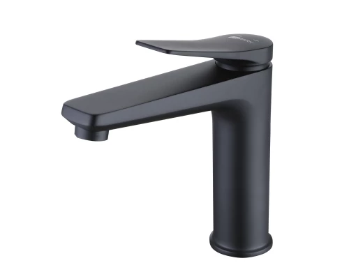 Bronx Смеситель для раковины, монолит.излив154мм дон.клап.Click/Clack ,р/ОД, черный, LM, LM3737BL