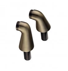 Комплект переходников 2шт., для установки смесителя на борт ванны, бронза, LEMARK