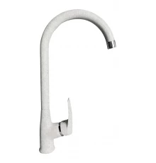 GranFest QUARZ Смеситель для кухни боковой U-образ. D-35mm (белый)