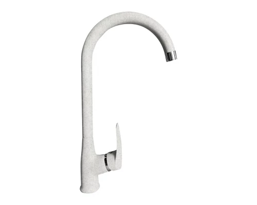 GranFest QUARZ Смеситель для кухни боковой U-образ. D-35mm (белый)