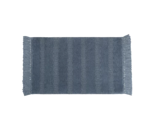 Коврик для ванной 1-ый Fixsen SANDAL, FX-8020C, серо-голубой, 50х80см 