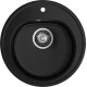 GRANFEST Мойка композит RONDO GF-R--510  D=510мм  черный   арт.GF-
