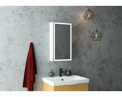 Зеркало-шкаф Allure LED 350х650 правый