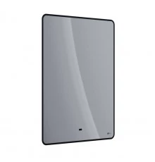 Зеркало Lemark MIOBLACK 60х80 см с интерьерной подсветкой, с подогревом