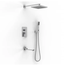 Душевой комплект NARDIS 3S, поворотный излив, хром, BERGES