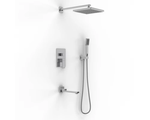 Душевой комплект NARDIS 3S, поворотный излив, хром, BERGES