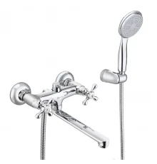 Standard Смеситель для ванны, плоск.пов.излив 200мм, р/ДВ, хром, LM, LM2113C