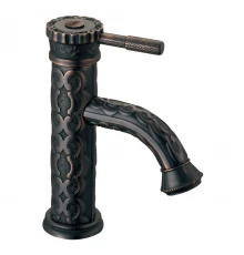 Jasmine Смеситель для раковины, монолит.излив 168мм, р/ОД, черная бронза, LM, LM6606ORB