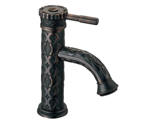 Jasmine Смеситель для раковины, монолит.излив 168мм, р/ОД, черная бронза, LM, LM6606ORB