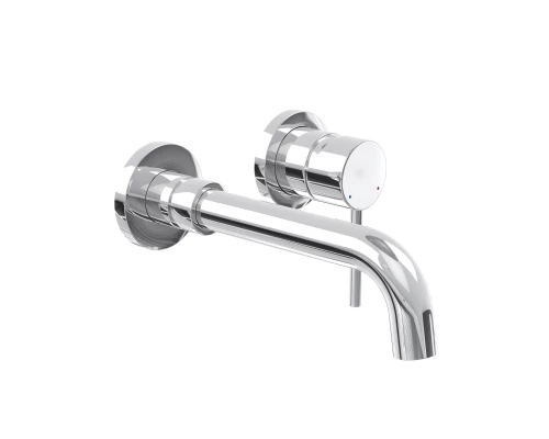 Смеситель для раковины VENTAS R скрытого монтажа, раздельный, хром глянцевый, BERGES