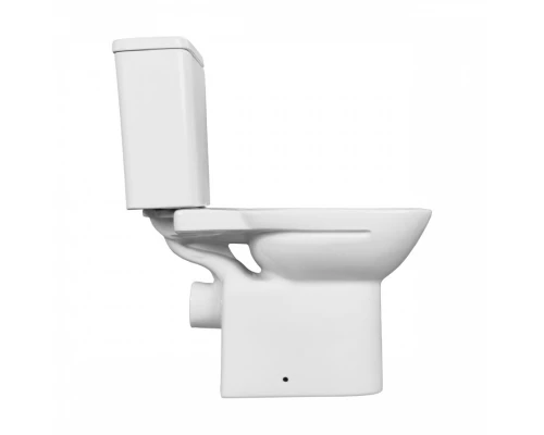 DEBBA Чаша унитаза с горизонтальным выпуском, установочный комплект, белая. (RU). ROCA