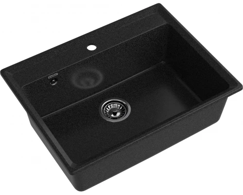GRANFEST Мойка композит LEVEL, GF-LV-660, чаша 660*500, графит