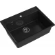 GRANFEST Мойка композит LEVEL, GF-LV-660, чаша 660*500, графит