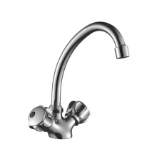 DR50 Смеситель для кухни, выс.пов.излив 134мм, р/ДВ, хром, DR, DR50028R