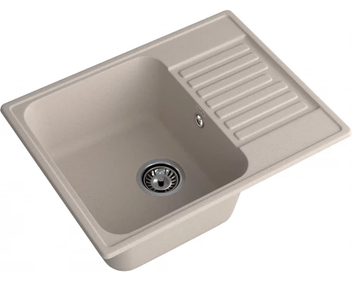 GranFest QUARZ (ECO-13) Мойка чаша+кр 620*480 (песок)