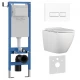 Комплект 3в1 IBERICA BLANCA инсталляция SILENCIO MINI, унитаз BILBAO ALTO белый, кнопка смыва ESTI-R белый глянцевый (IB.001M.BLA.231.211)