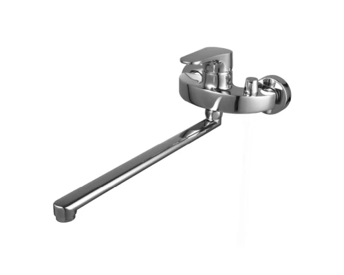 Shift Смеситель для ванны, плоск.пов.излив 350мм боковой дивертор, р/ОД, хром, LM, LM4317C