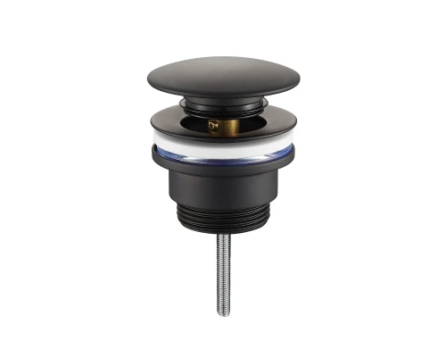 SHINKU Донный клапан для раковины, черный, TOKITO