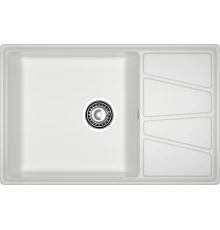 GRANFEST Мойка композит VERTEX, GF-V-780L, чаш+кр 780*500, иней