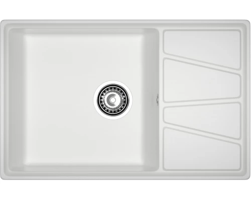 GRANFEST Мойка композит VERTEX, GF-V-780L, чаш+кр 780*500, иней