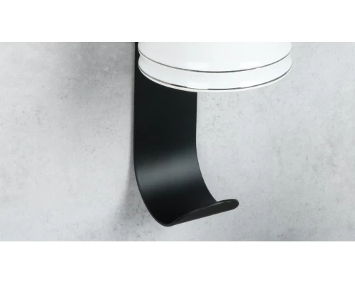 Держатель для дозатора с крючком, черный (FIXSEN Practica (FX-800A)