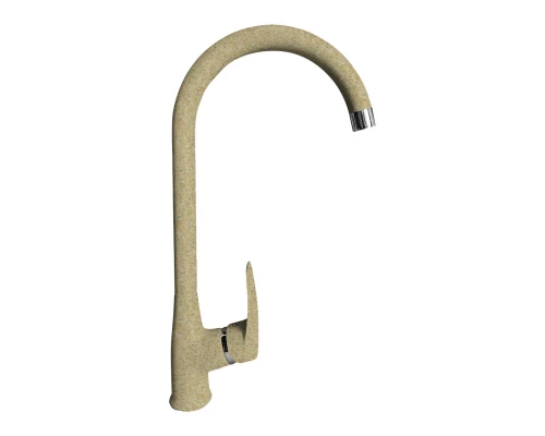 GranFest QUARZ Смеситель для кухни боковой U-образ. D-35mm (бежевый)