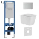 Комплект 3в1 IBERICA BLANCA инсталляция SILENCIO MINI, унитаз TOLEDO ALTO белый, кнопка смыва INOX-R хром матовый (IB.001M.TLA.234.1501)