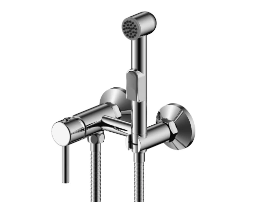 X25 Смеситель для биде, гигиен.душ на стену (к/25), р/ОД, хром, ROS, X25-52