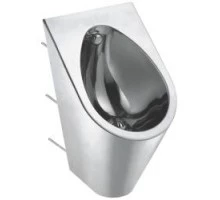 Настенный  антивандальный писсуар крепление через стену.