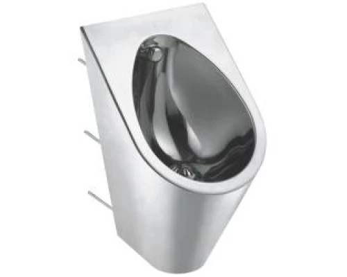 Настенный  антивандальный писсуар крепление через стену.