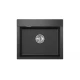Кухонная мойка GRANULA (5804, ЧЕРНЫЙ)