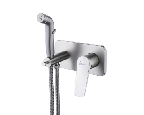 Bronx Смеситель для биде, без излива встраивамемый гигиен.душ,р/ОД, графит, LM, LM3720GM