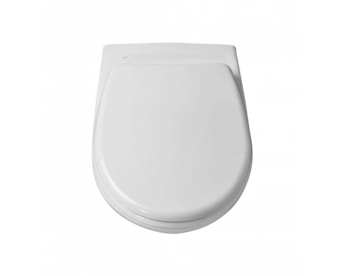 LYRA (DINO) Сиденье с крышкой дюропласт, хром. петли. JIKA