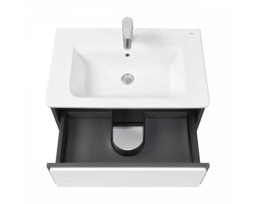 RONDA Тумба под раковину GAP 70, белый глянец/серый матовый, ROCA