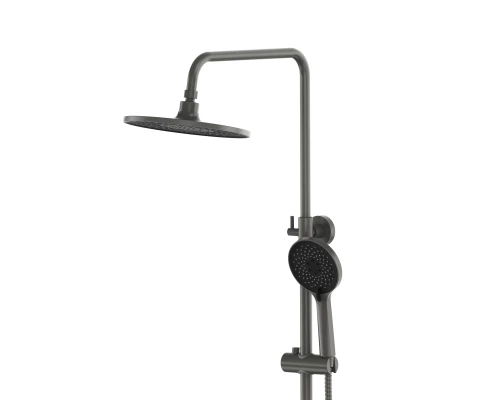 Душевая система TOKITO RAIN вороненая сталь (TOK-RAI-1017GM)
